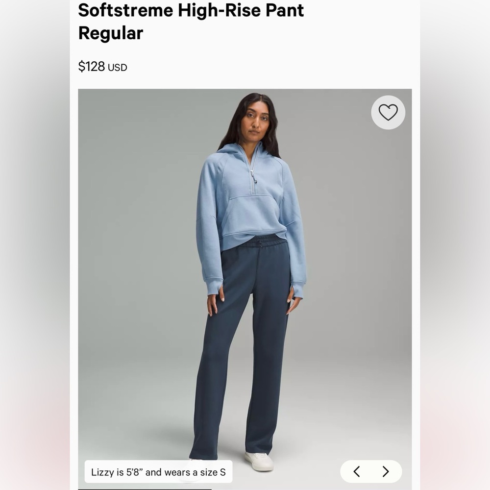 Lululemon Softstreme High-Rise Pants